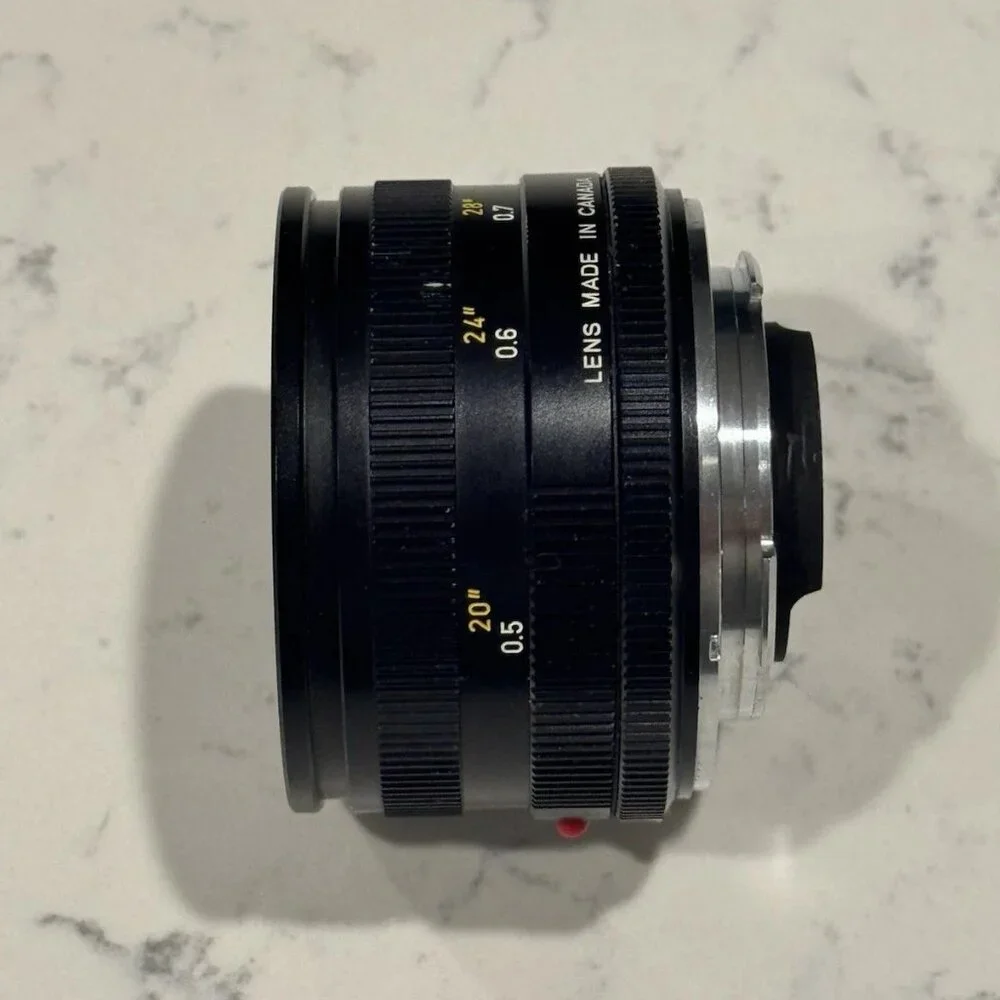 Leitz Canada Summicron-R 50mm f/2 – Clean Glass – Excellent User Copy